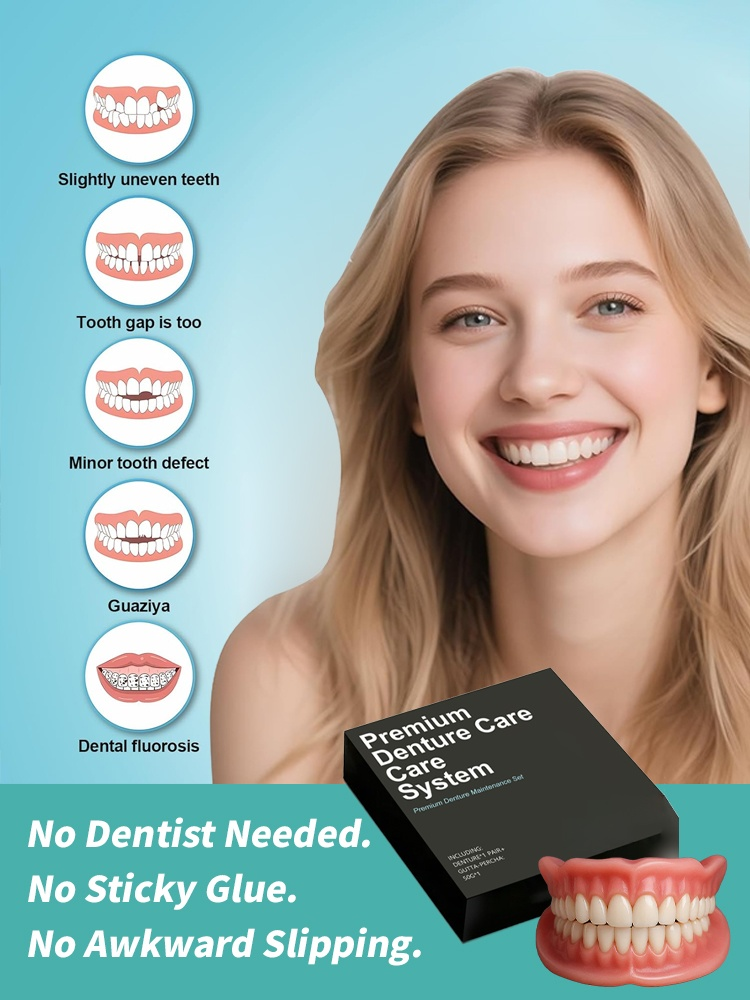 🎁Ends Today: 70% OFF! 🔥ROSOPL™ Custom-Fit Full Functional Dentures
